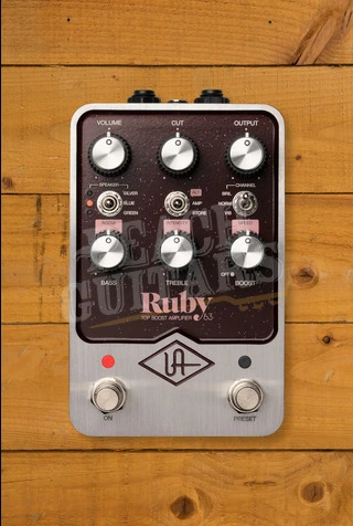 Universal Audio Ruby '63 Top Boost Amplifier Guitar Pedal
