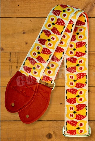 Souldier Classic Guitar Strap - Owls - Red
