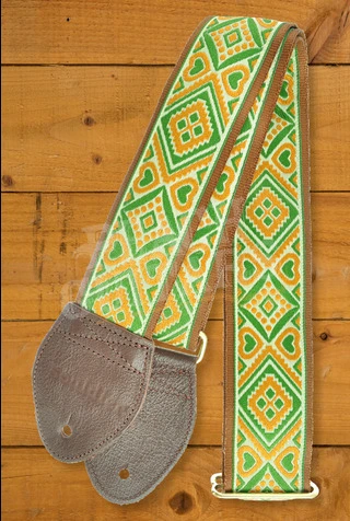 Souldier Classic Guitar Strap - Sage - Cinnamon