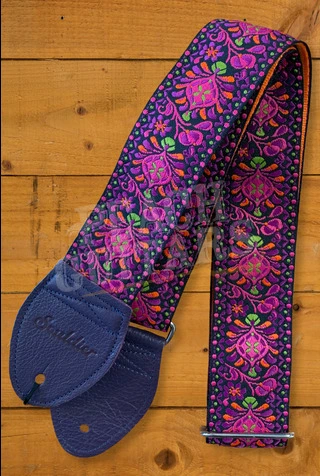 Souldier Classic Guitar Strap - Hendrix - Magenta w/Purple Ends