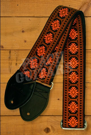 Souldier Classic Guitar Strap - Pillar - Brown/Orange
