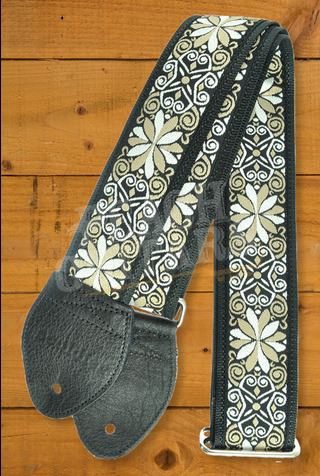 Souldier Classic Guitar Straps | Dresden Star - Tan/White