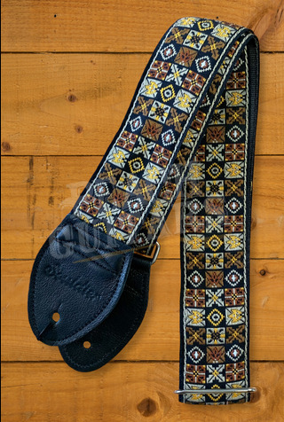 Souldier Classic Guitar Straps | Woodstock - Brown w/Black Ends