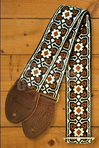 Souldier Classic Guitar Strap - Fillmore - Brown/White