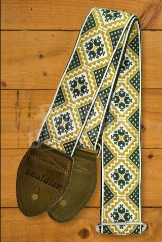 Souldier Classic Guitar Strap - Rustic - Mustard