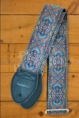 Souldier Classic Guitar Strap - Arabesque - Indigo