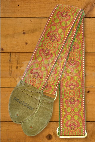 Souldier Classic Guitar Strap - Arabesque - Red