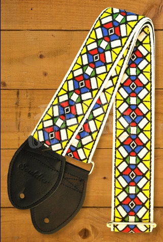 Souldier Classic Guitar Strap - Stained Glass - Yellow