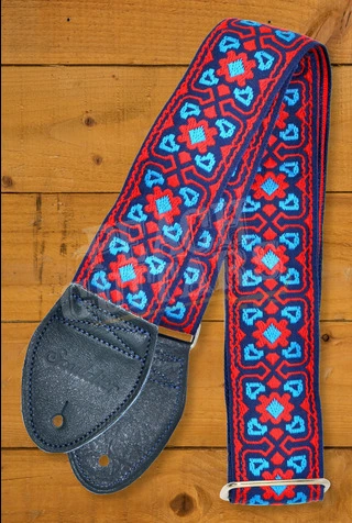 Souldier Classic Guitar Strap - Fillmore - Red/Royal