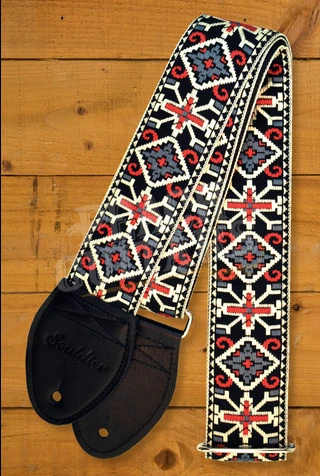 Souldier Classic Guitar Strap - San Quentin - Blue