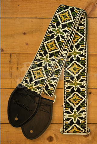 Souldier Classic Guitar Straps | San Quentin - Gold