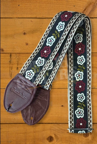 Souldier Classic Guitar Strap - Marigold - Burgundy