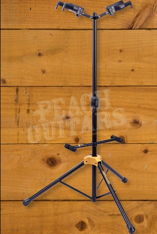 Hercules Universal Fit Auto Grip Double Guitar Stand with Backrest