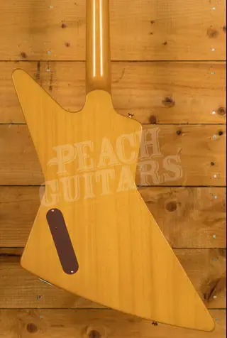 Epiphone Inspired By Gibson Custom 1958 Korina Explorer | Aged Natural - White Pickguard
