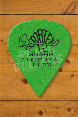 Dunlop 412-088 | Tortex Sharp Pick - .88mm - 12 Pack