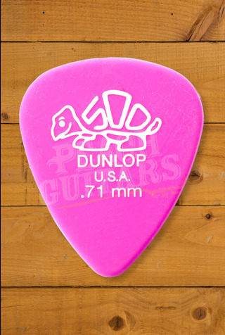 Dunlop 41-071 | Delrin 500 Pick - .71mm - 12 Pack