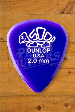 Dunlop Delrin 500 Pick - 2.0mm - 12-Pack
