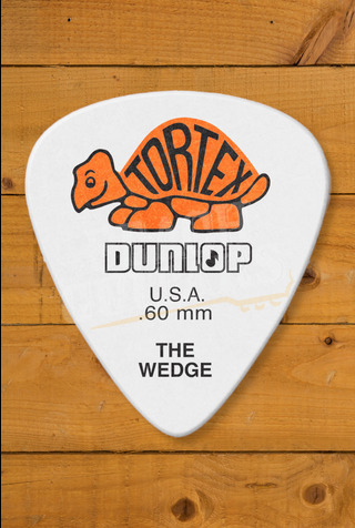 Dunlop 424-060 | Tortex Wedge Pick - .60mm - 12 Pack