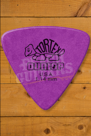 Dunlop 431-114 | Tortex Triangle Pick - 1.14mm - 6 Pack