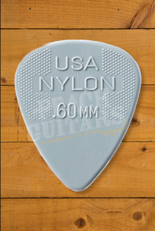 Dunlop 44-060 | Nylon Standard Pick - .60mm - 12 Pack