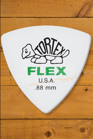 Dunlop 456-088 | Tortex Flex Triangle Pick - .88mm - 6 Pack
