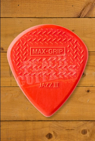 Dunlop Max-Grip Jazz III Nylon Pick - 1.38mm - 6-Pack