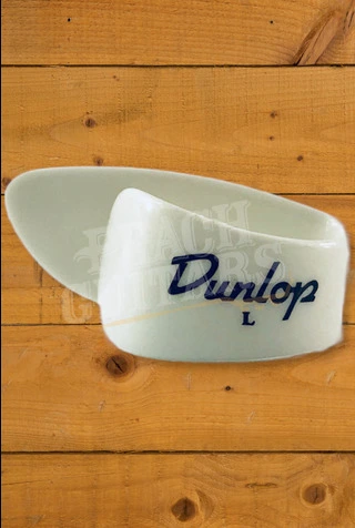 Dunlop White Thumbpicks - Large - 4-Pack