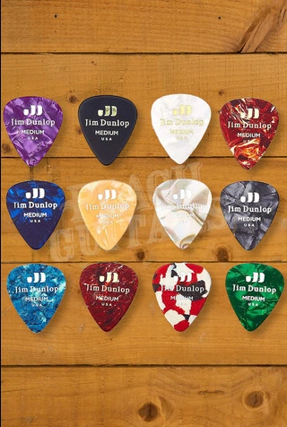 Dunlop Celluloid Pick Variety Pack - Medium - 12-Pack