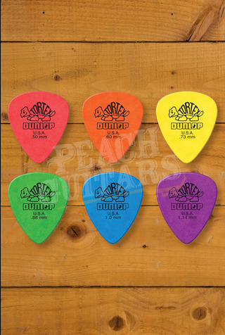 Dunlop Tortex Pick Variety Pack | Mixed Gauges - 12-Pack