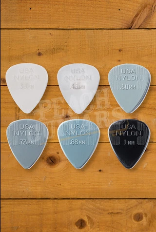 Dunlop Nylon Pick Variety Pack - Mixed Gauges - 12-Pack