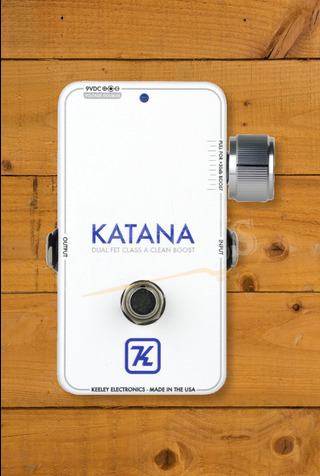 Keeley Katana | Clean Boost - Throwback White Edition