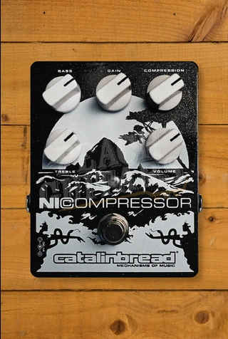 Catalinbread NiCompressor Loco Box Inspired Compressor Pedal - Silver & Black