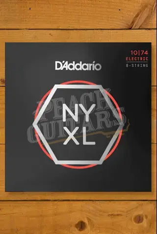 D'Addario NYXL1074 Nickel Wound 8-String Electric Guitar Strings - 10-74