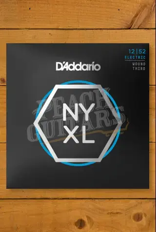 D'Addario NYXL1252W Nickel Wound Electric Guitar Strings - 12-52