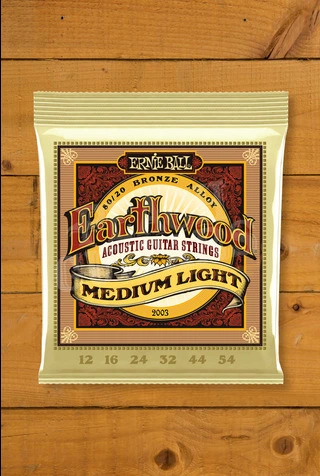 Ernie Ball Earthwood 80/20 Bronze Acoustic Guitar Strings - 12-54
