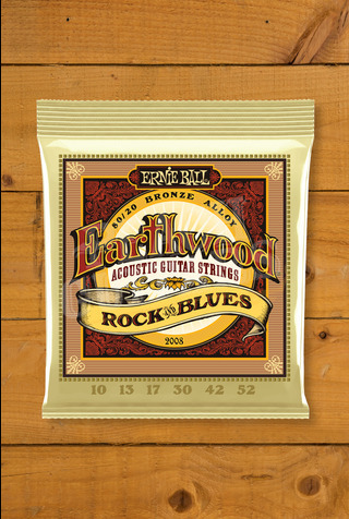 Ernie Ball Acoustic Strings | Earthwood 80/20 Rock & Blues 10-52