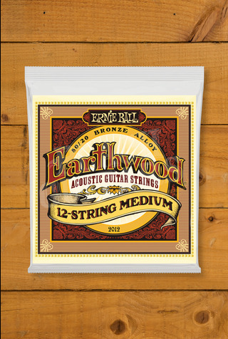 Ernie Ball Acoustic Strings | Earthwood 80/20 12-String Medium 11-28