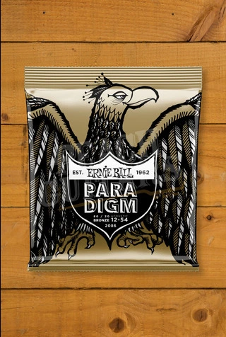 Ernie Ball Paradigm 80/20 Bronze Acoustic Guitar Strings - 12-54