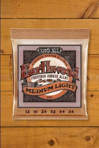 Ernie Ball Acoustic Strings | Earthwood Phosphor Bronze Medium Light 12-54
