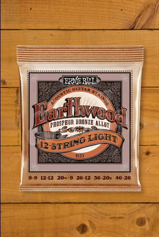 Ernie Ball Acoustic Strings | Earthwood Phosphor Bronze 12-String Light 9-46