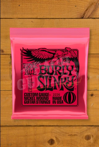Ernie Ball Burly Slinky Nickel Wound Electric Guitar Strings - 11-52