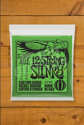 Ernie Ball Slinky Nickel Wound 12-String Electric Guitar Strings - 8-40