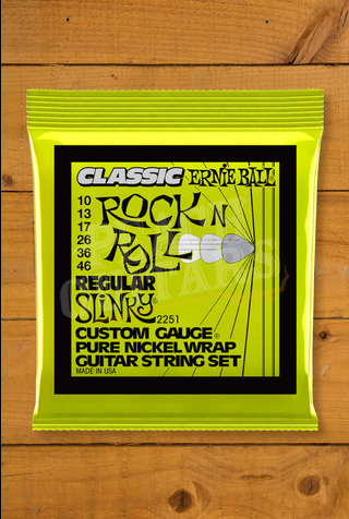 Ernie Ball Electric Strings | Clasic Rock N Roll Regular Slinky 10-46