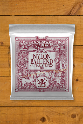 Ernie Ball Classical Strings | Ernesto Palla Black & Gold Nylon Ball End