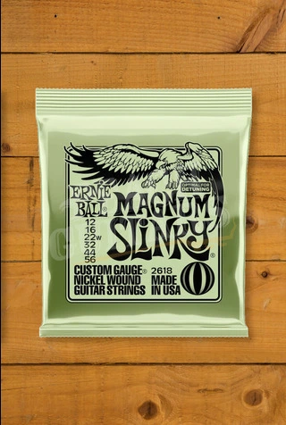 Ernie Ball Magnum Slinky Nickel Wound Electric Guitar Strings | 12-56