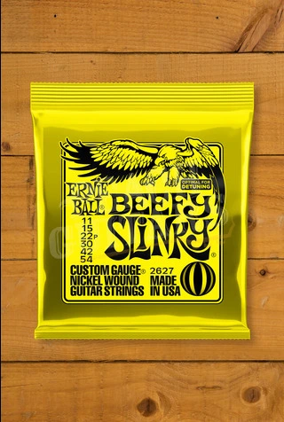 Ernie Ball Beefy Slinky Nickel Wound Electric Guitar Strings - 11-54