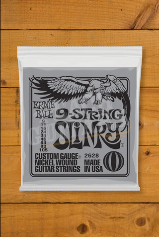 Ernie Ball Electric Strings | 9-String Slinky 9-105