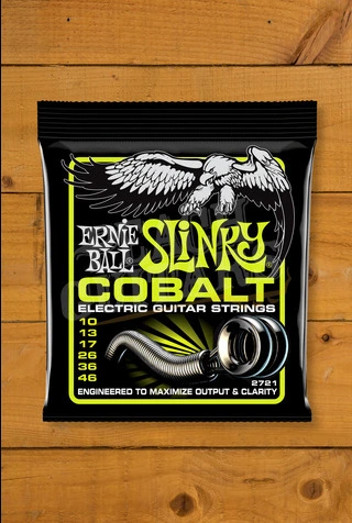 Ernie Ball Cobalt Regular Slinky Electric Guitar Strings - 10-46