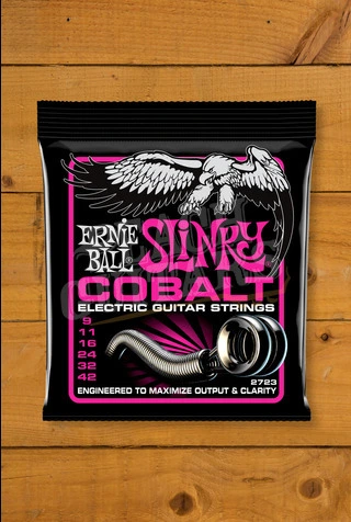 Ernie Ball Cobalt Super Slinky Electric Guitar Strings - 9-42