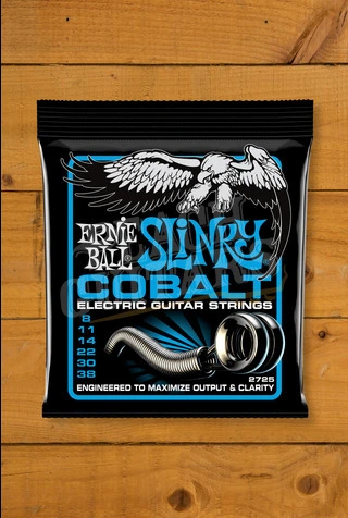 Ernie Ball Cobalt Extra Slinky Electric Guitar Strings - 8-38